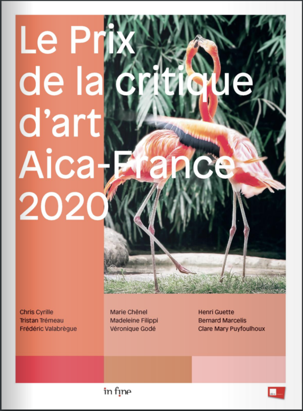Publication du catalogue « Le Prix de la critique d’art Aica-France 2020 » aux éditions In Fine