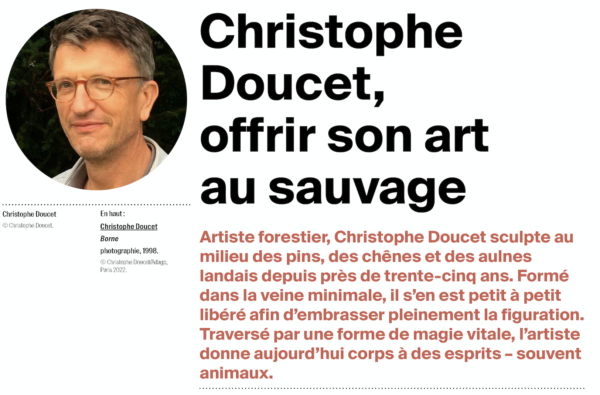 Bourse EKPHRASIS :  découvrez le texte de Charlotte Cosson sur le travail de Christophe Doucet