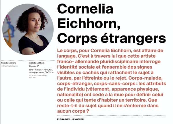 Bourse EKPHRASIS :  découvrez le texte d’Elora Weill-Engerer sur le travail de Cornelia Eichhorn