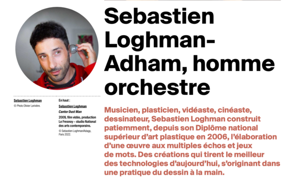 Bourse EKPHRASIS :  découvrez le texte de Juliette Soulez sur le travail de Sebastien Loghman-Adham