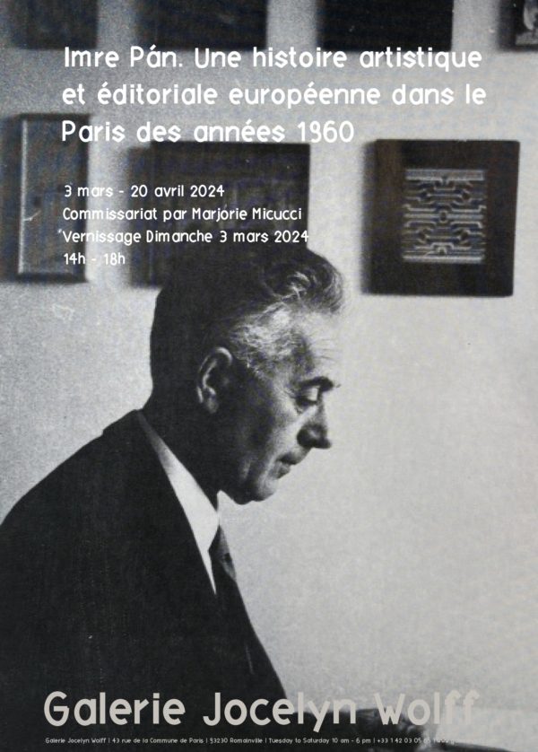 Imre Pán. Une histoire artistique et éditoriale européenne dans le Paris des années 1960.