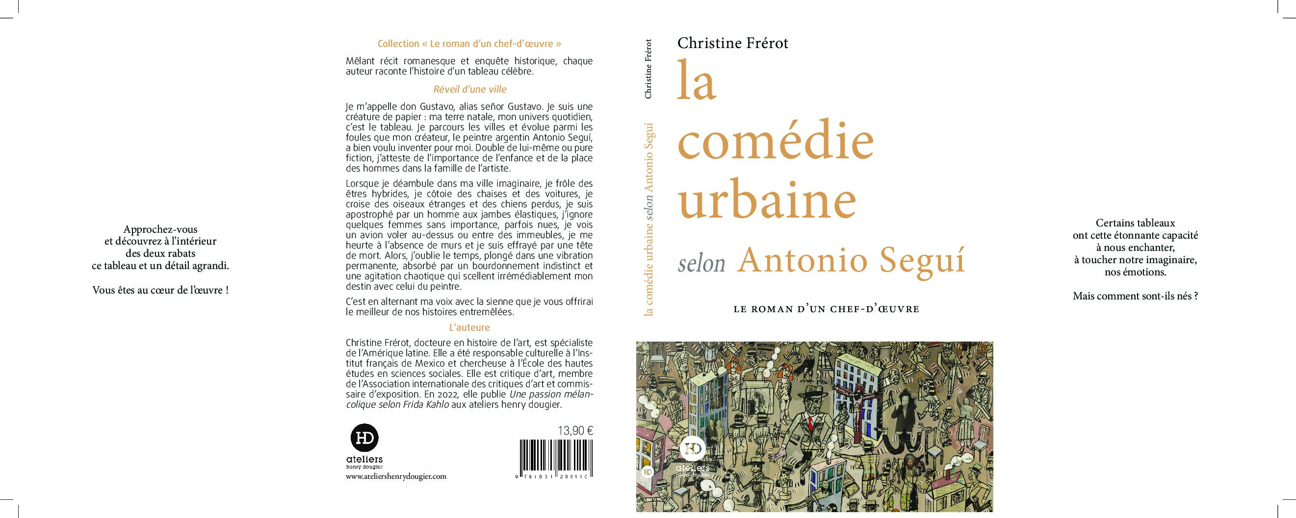 La comédie urbaine selon Antonio Segui, éditions ateliers henry dougier, date de parution 6 juin 2024