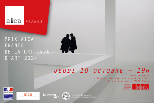 PRIX AICA FRANCE DE LA CRITIQUE D’ART 2024