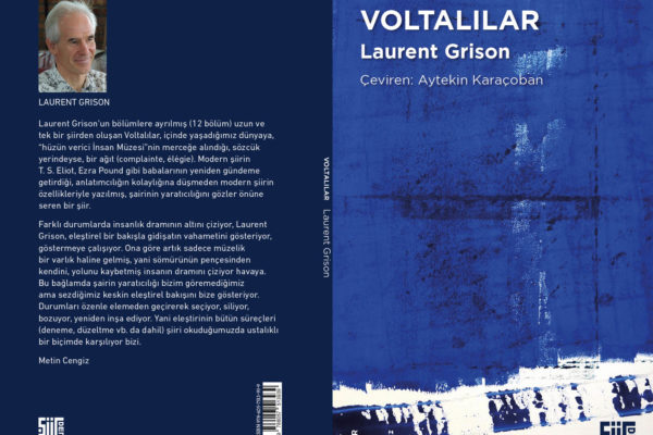 Parution de « Voltalilar », Editions Şiirden Yayıncılık (Turquie)