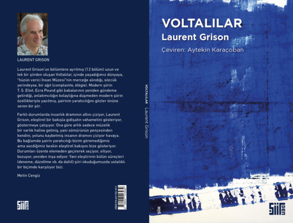 Parution de « Voltalilar », Editions Şiirden Yayıncılık (Turquie)