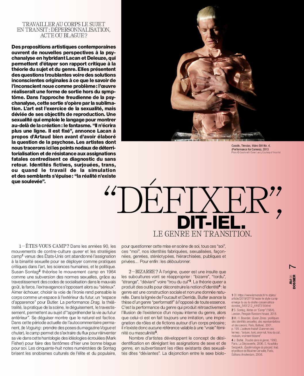 L’art même, n°95, Défixer, dit-iel! Diane Watteau