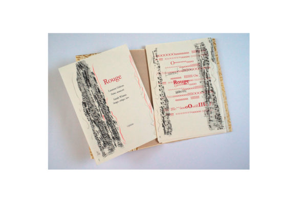 Laurent Grison, « Rouge », livre d’artiste, Éditions Céphéides, 2025