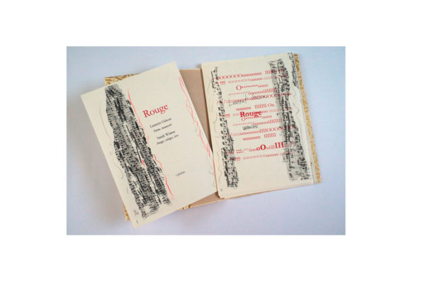 Laurent Grison, « Rouge », livre d’artiste, Éditions Céphéides, 2025