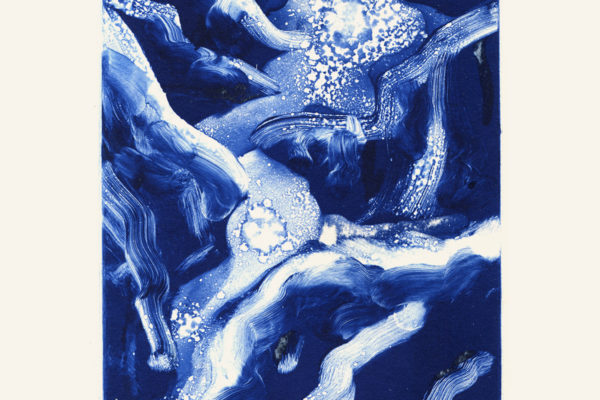 BLEU DÉSIR : Bagot, Nicola, Belzère, Cozannet, Coskun, Erbelding exposent à la galerie Eymeric, Lyon