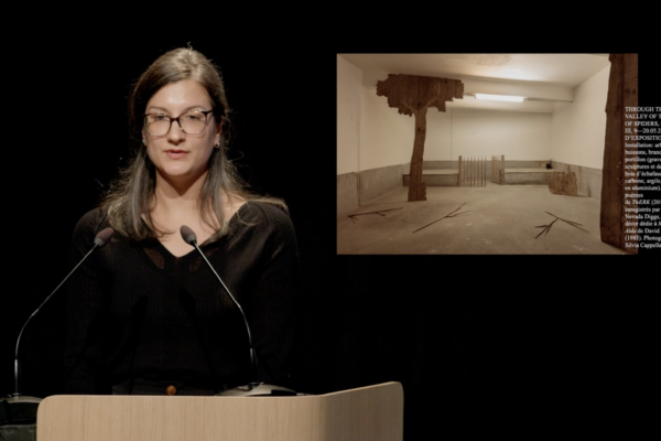 Retour en vidéo sur le Prix AICA france Élisabeth Couturier de la critique d&rsquo;art : Pauline Hatzigeorgiou.