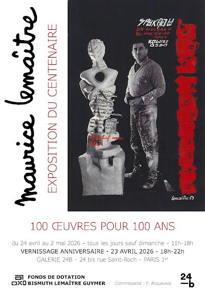 Exposition « MAURICE LEMAÎTRE, 100 OEUVRES POUR 100 ANS »