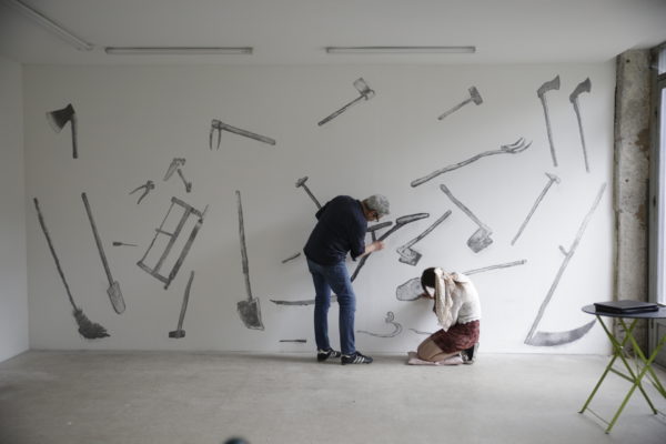 conception et co-commissariat de l&rsquo;exposition collective  Les Partitions intermédiaires. Didier Rittener en dialogue avec Leïla Brett, Rémy Jacquier, Violaine Lochu . Du 24 avril au 04 juillet 2026
