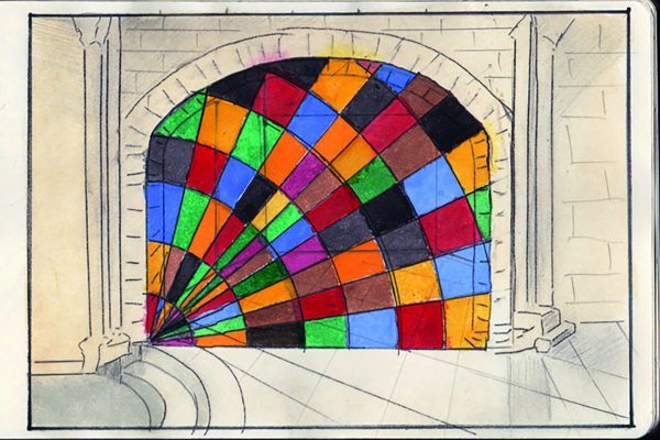 Georges Rousse, Espace Louis Feuillade, Lunel 34