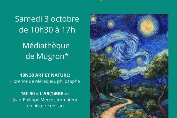 ART ET NATURE (rencontres philosophiques de Chalosse) Médiathèque de Mugron